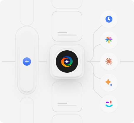 Abstract illustration of an automated scheduling workflow